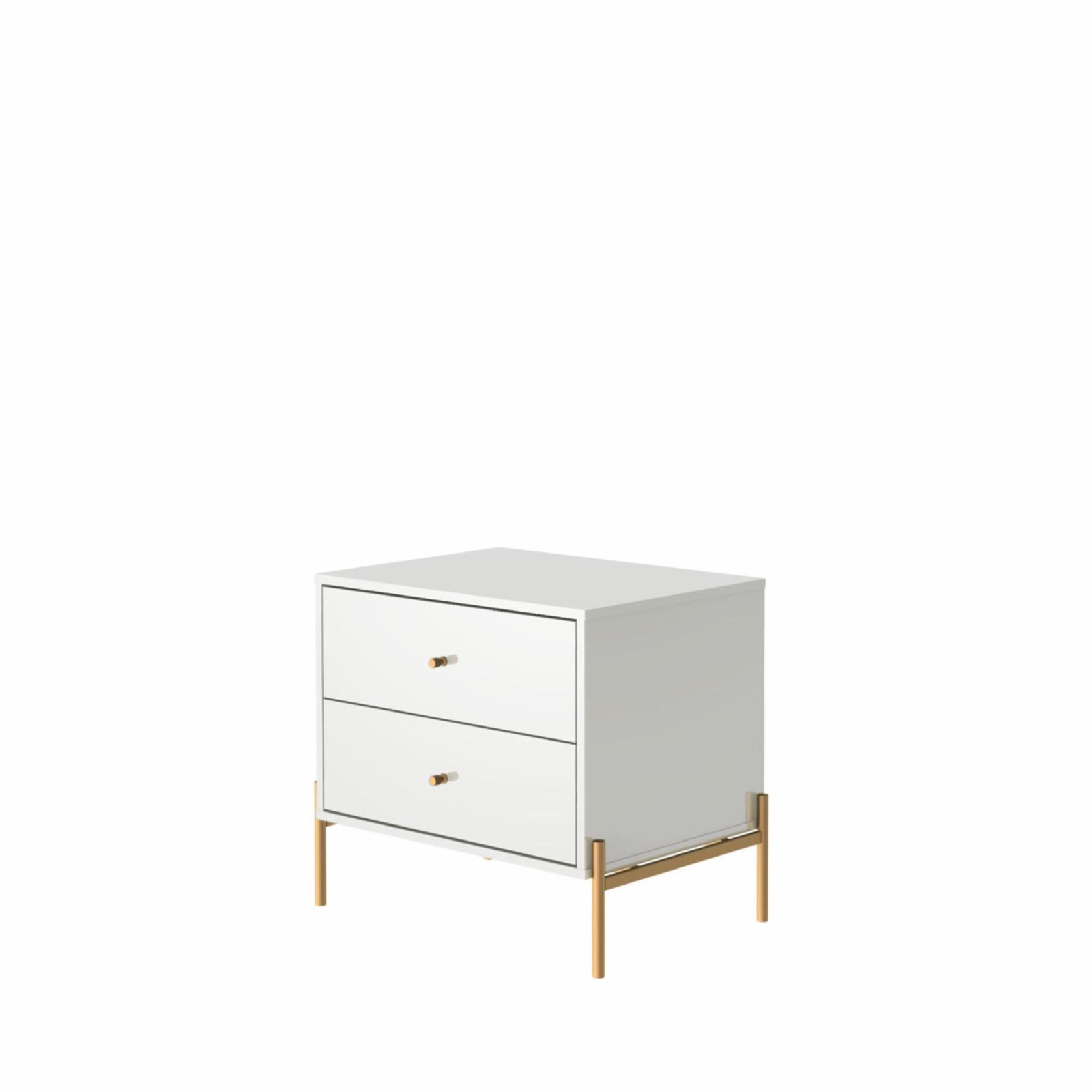 Manhattan Comfort Jasper 2 Drawer Nightstand