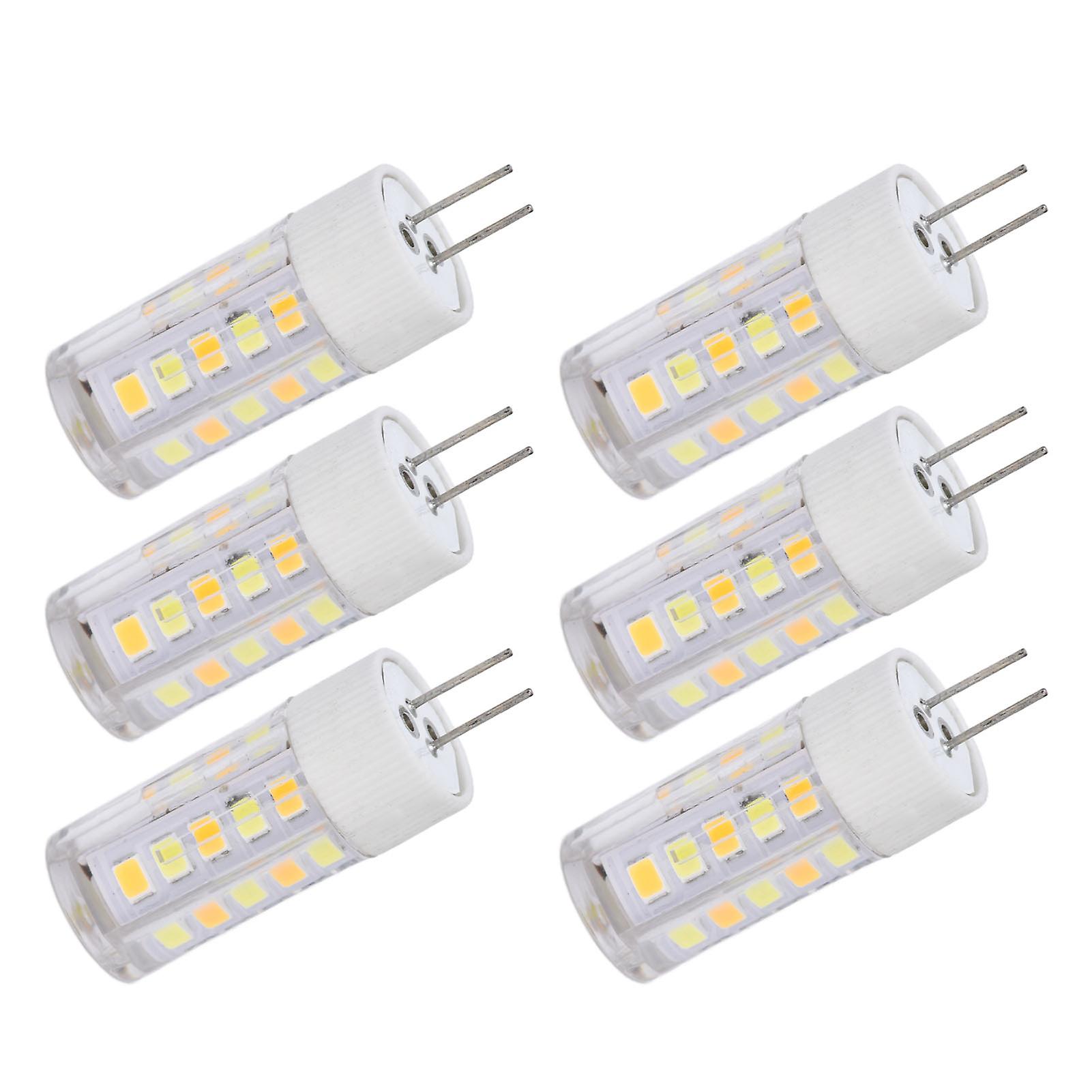 6PCS G4 Light Bulb 3 Light Color 220V Small Ceiling Lamp Bulb Wall Lamp Bulb for Home OfficeG4 3W 32LED