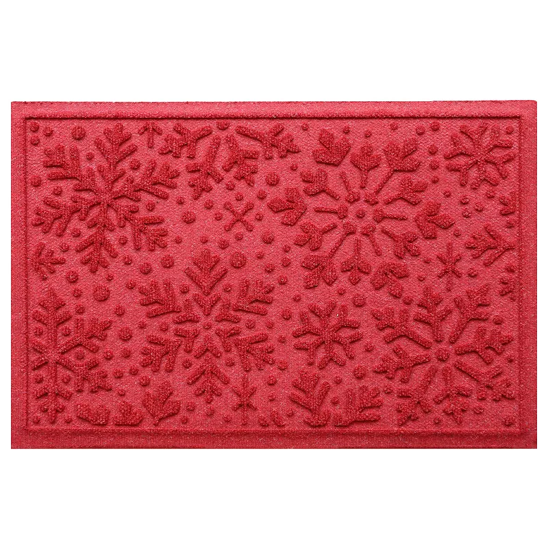 Bungalow Flooring Waterhog Snowflake Doormat - 20'' x 30''