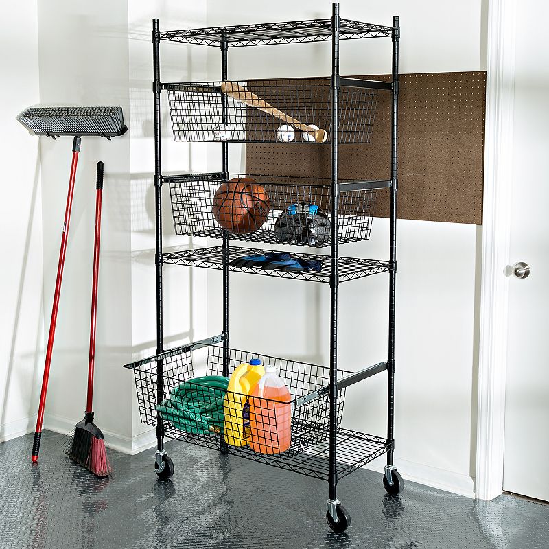 Sports Equipment Storage Shelving Rack