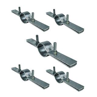 The Plumber's Choice 4 in. Riser Clamp in Galvanized Steel (5-Pack) 04CLRSG-5