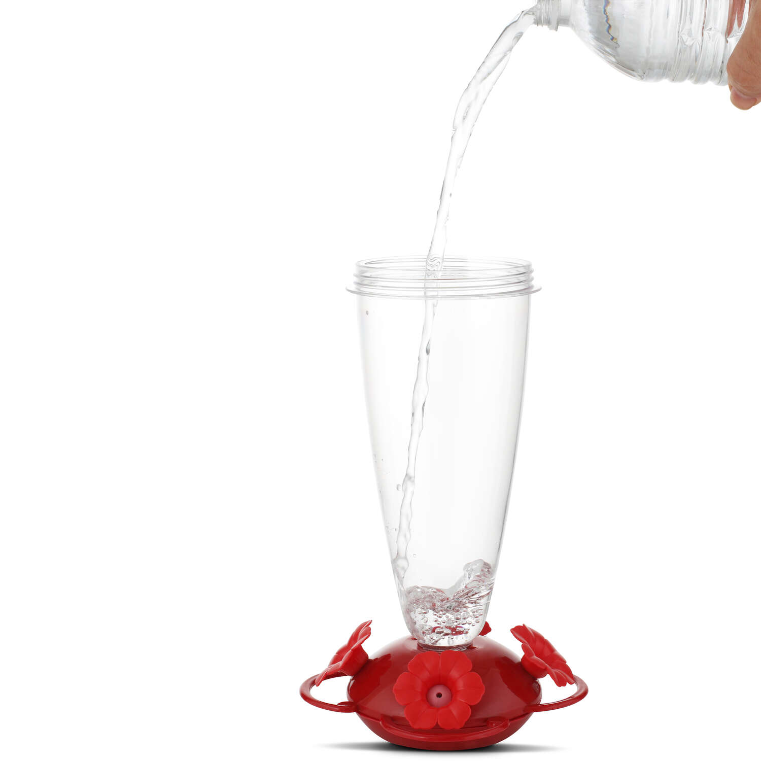 Perky-Pet Hummingbird 24 oz Plastic Nectar Feeder 4 ports