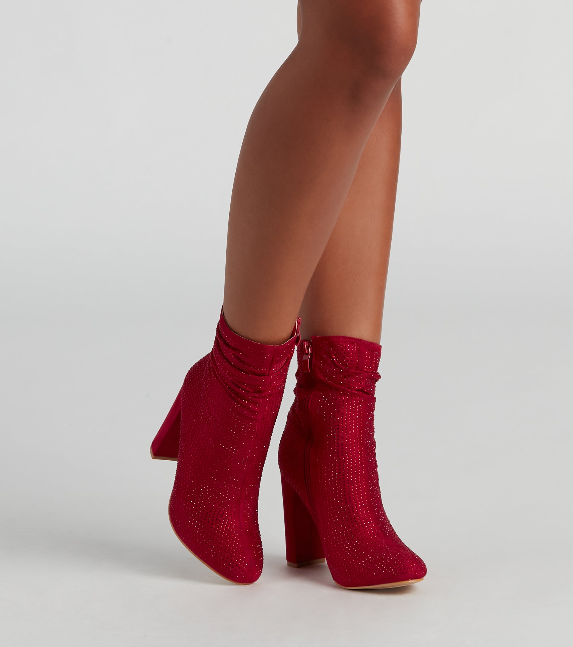 Sparkle Society Rhinestone Booties