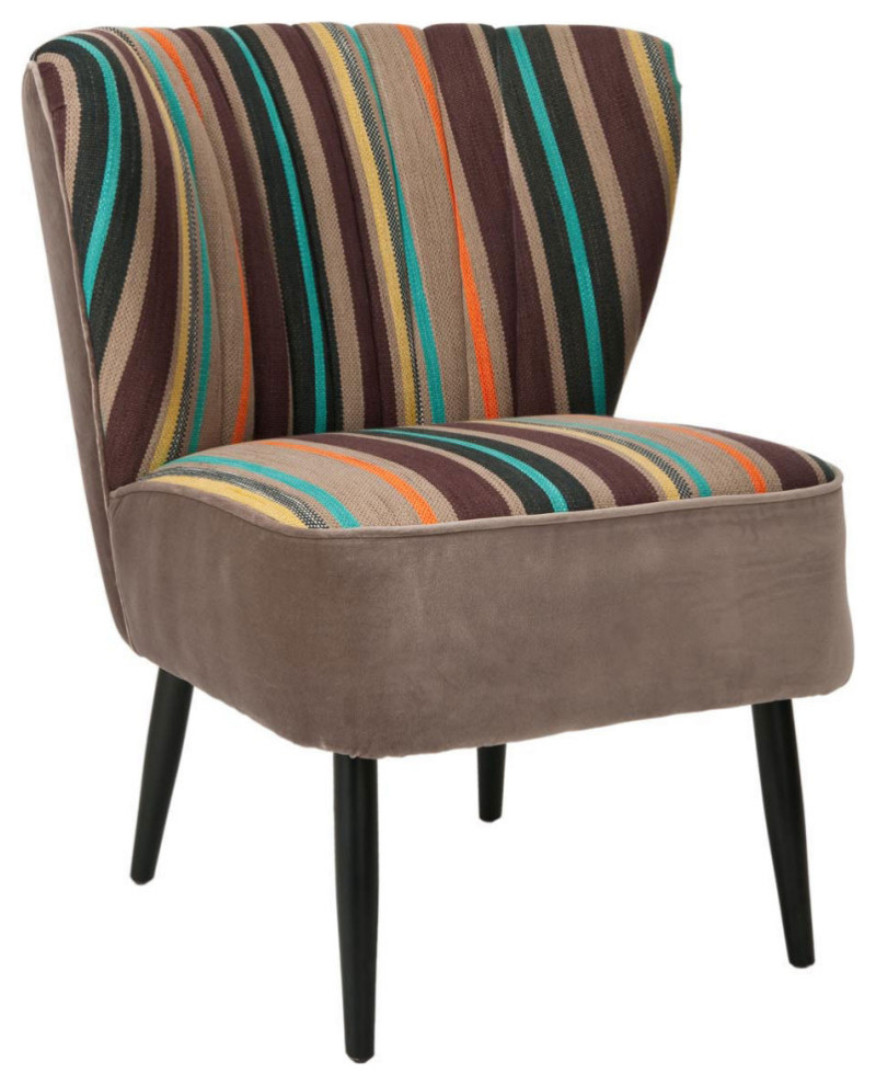 Lori Accent Chair Multi   Midcentury   Armchairs And Accent Chairs   by V.S.D Furniture  Houzz