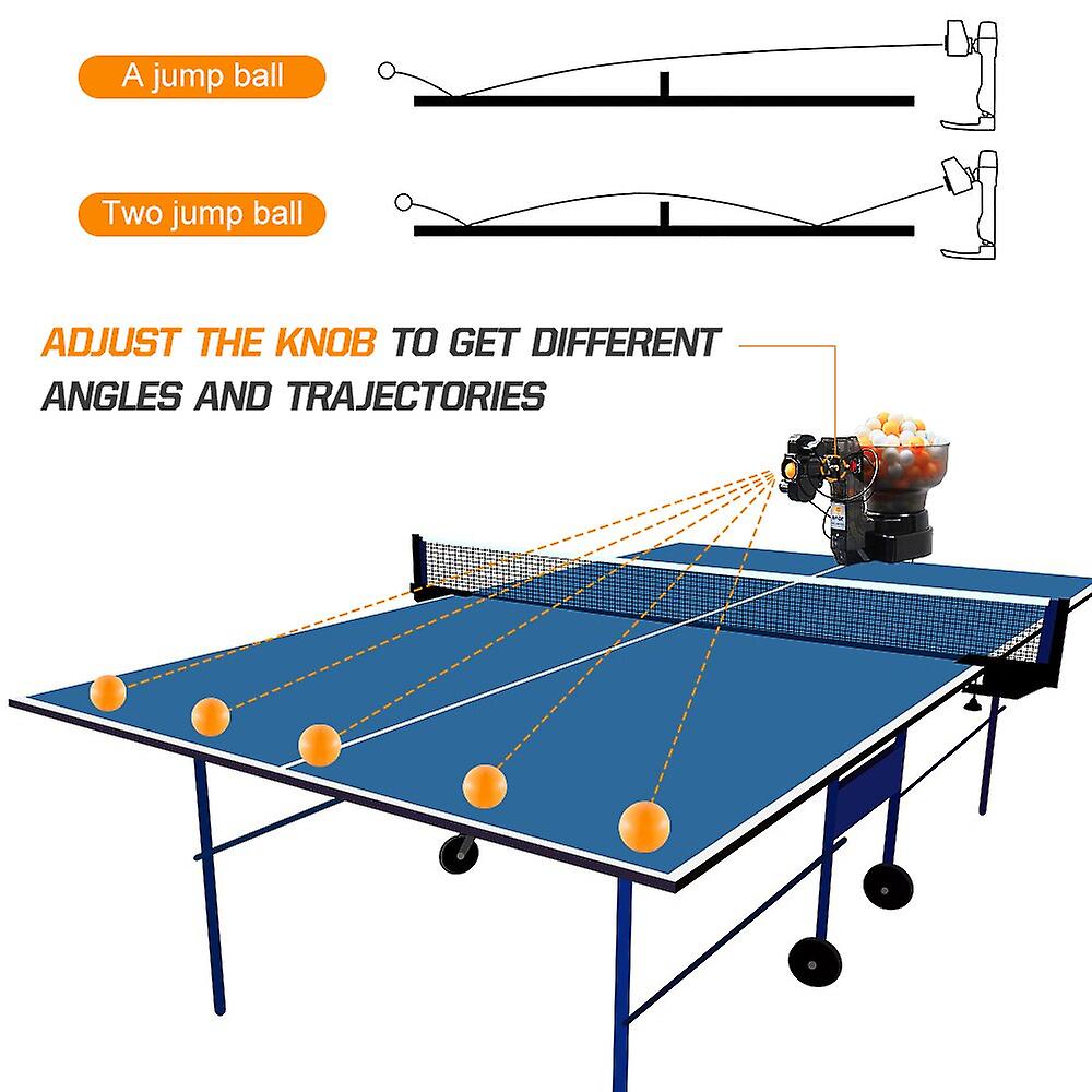 Table Tennis Robot Ping Pong Ball Machine 40mm Regulation Ping Pong Balls Automatic Table Tennis Training Machine For Training