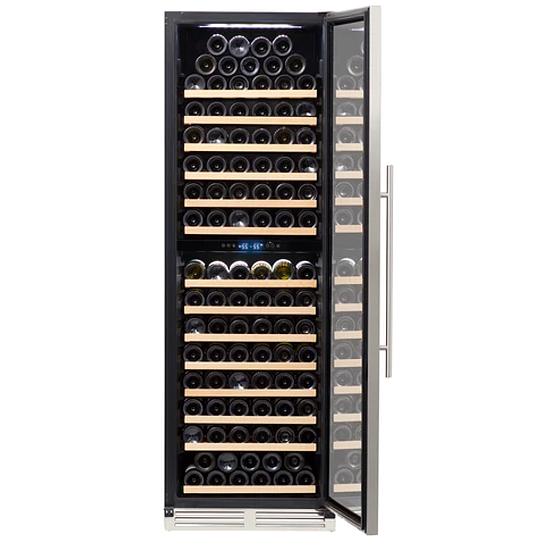 Avanti 154-Bottle Designer Series Wine Cooler With Dual-Zone WCD165DZ3S