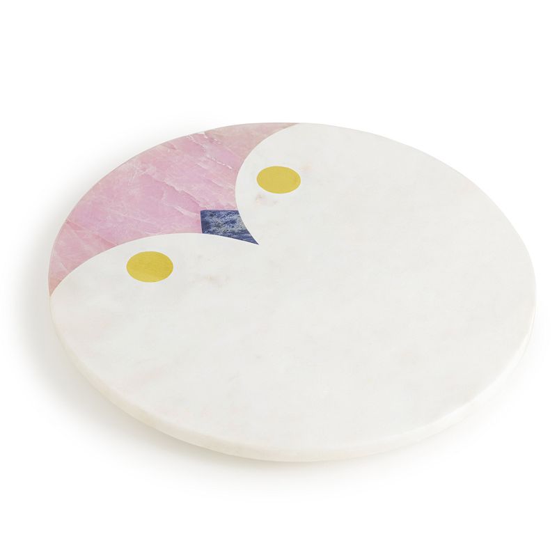 Snowy Owl Marble Cheese Board - 8