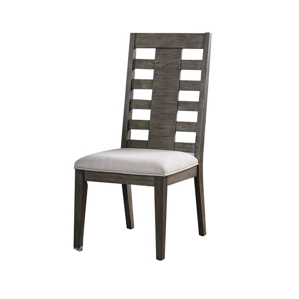 Copper Grove Tran Weathered Grey Dining Chairs (Set of 2)