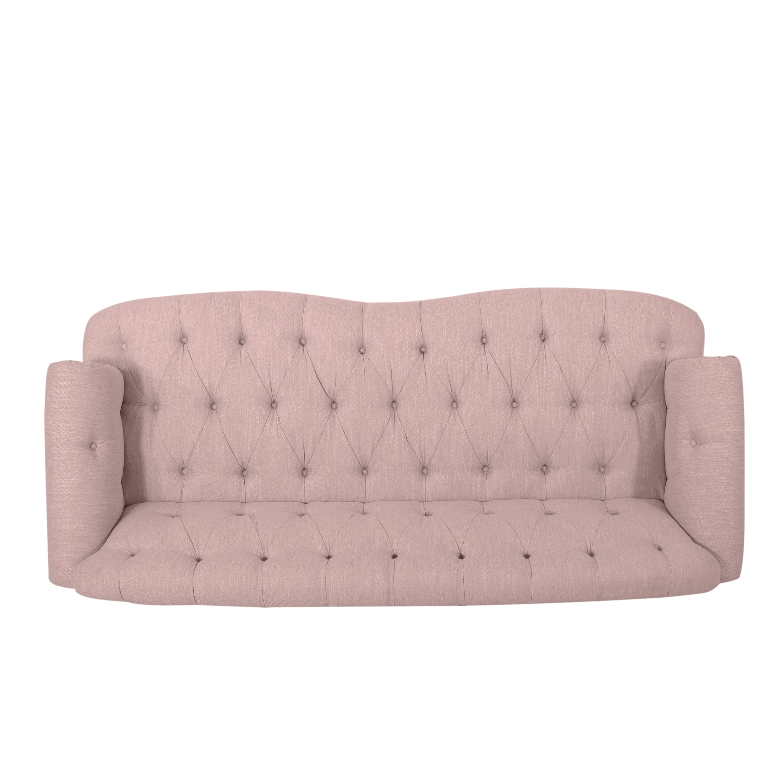 Elspeth Contemporary Deep Tufted Sofa with Nailhead Trim