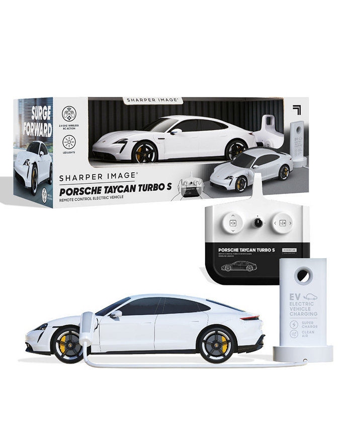 Sharper Image Porsche Taycan Turbo S Remote Control Electric Car