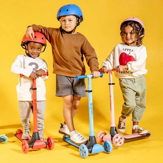 Yvolution Preschool Kids' Kiwi 3-Wheel Scooter