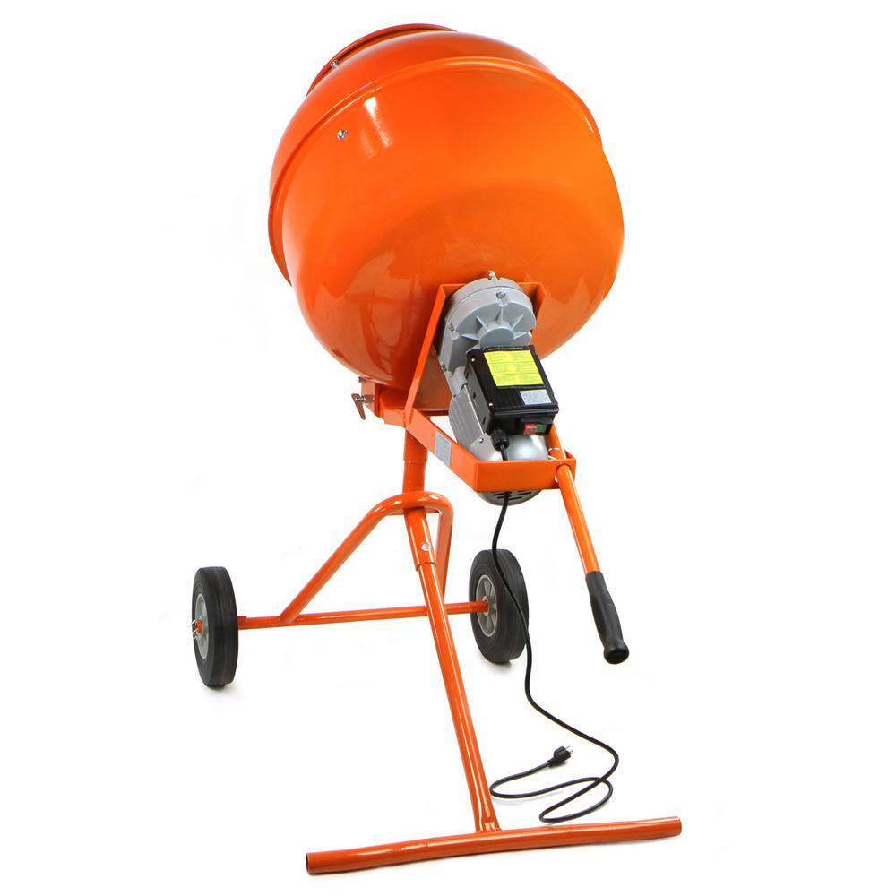 XtremepowerUS 5.0 cu. ft. 120-Volt 12 HP Heavy-Duty Commercial Electric Concrete and Cement Mixer 67001-H3