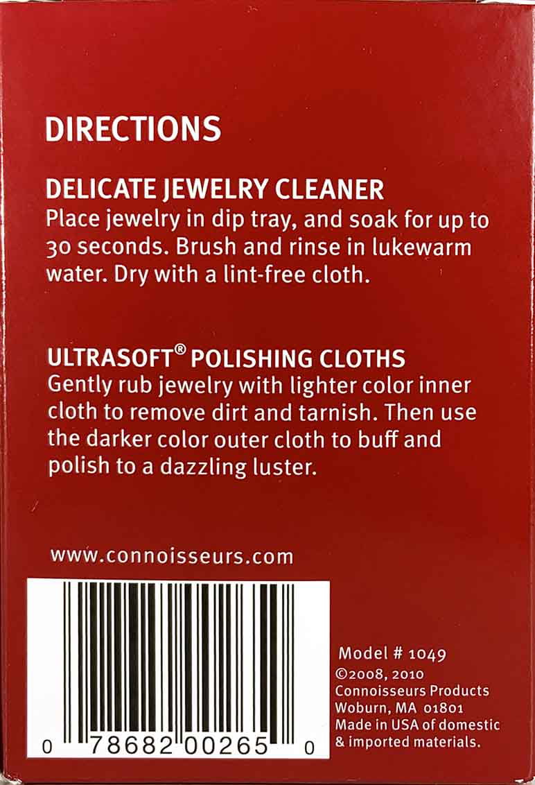 All-Purpose Jewelry Cleaning Kit, Cleans Gold and Silver Jewelry and All Gemstone s,3 Ct