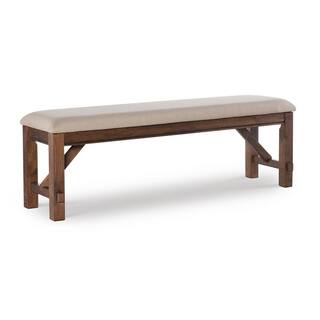 Powell Company Powell Krause Rustic Umber Dining Bench HD1429DB19