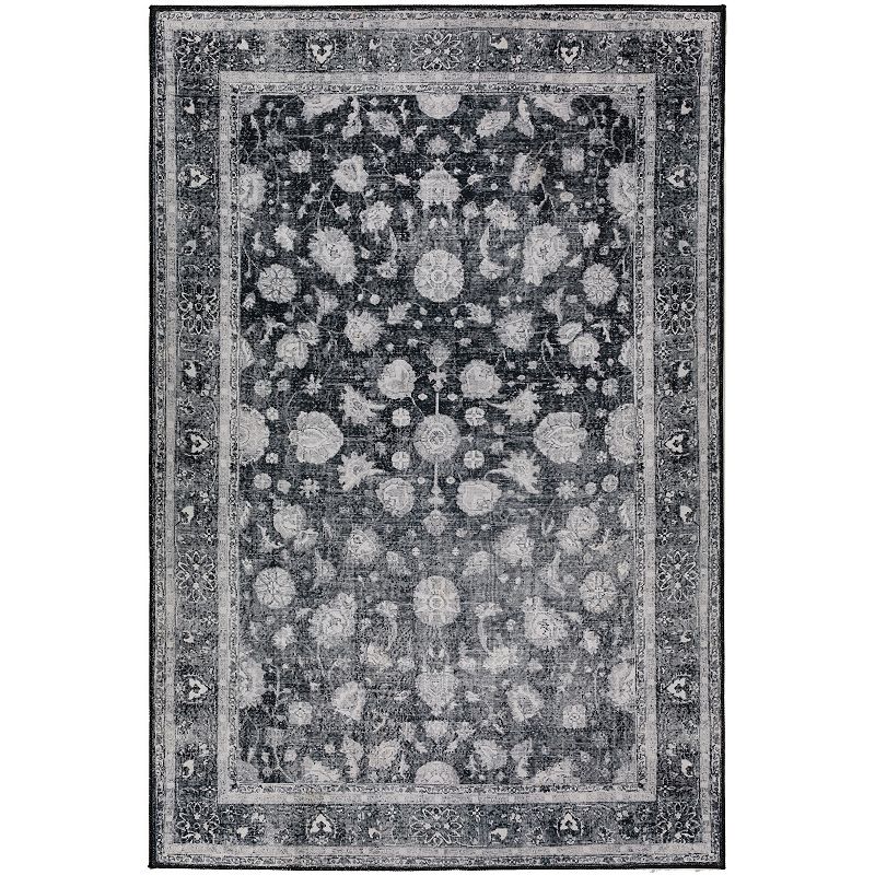 Addison Kensington Teal Persian Non-skid Accent Rug