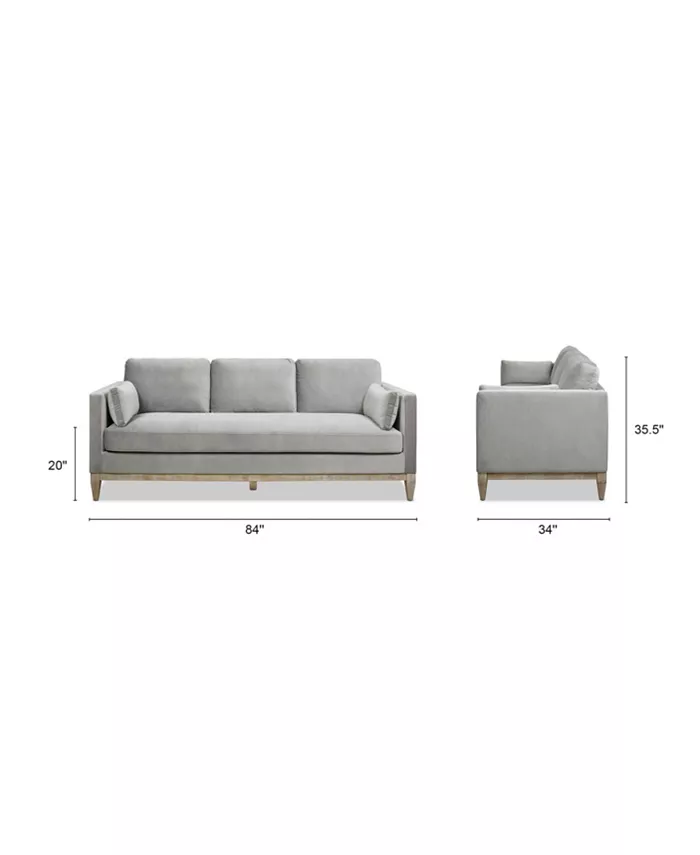 Jennifer Taylor Home Knox 84 Modern Farmhouse Sofa