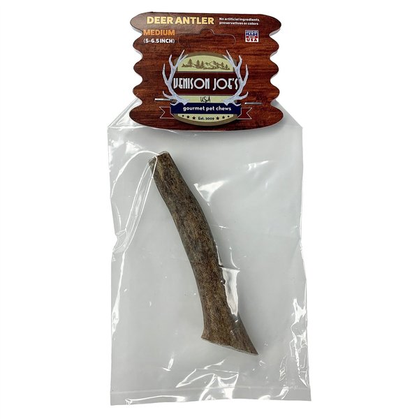 Venison Joe's Deer Antler Dog Treat， Medium