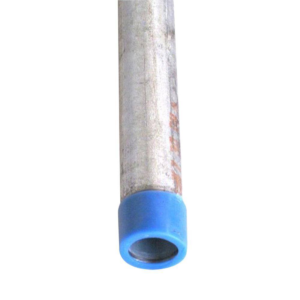 VPC 34 in. x 24 in. Galvanized Steel Schedule 40 Cut Pipe 22-727524