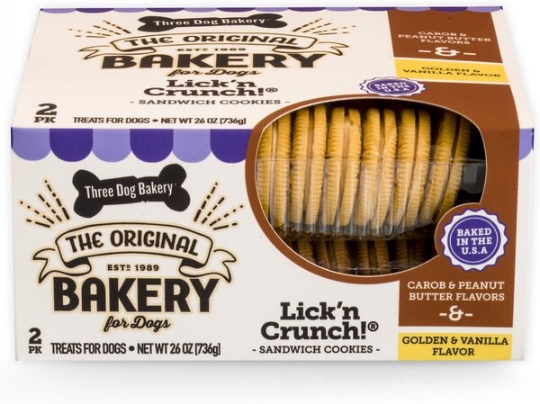 Three Dog Bakery Lick 'N Crunch Variety Pack Dog Treats