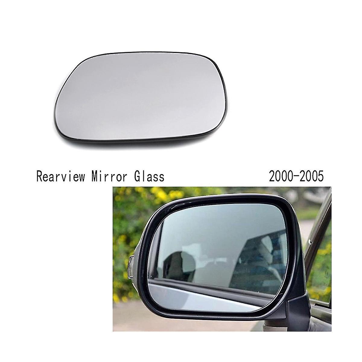 Car Rearview Mirror Reversing Lens Heating Wide- Mirror For 2000-2005