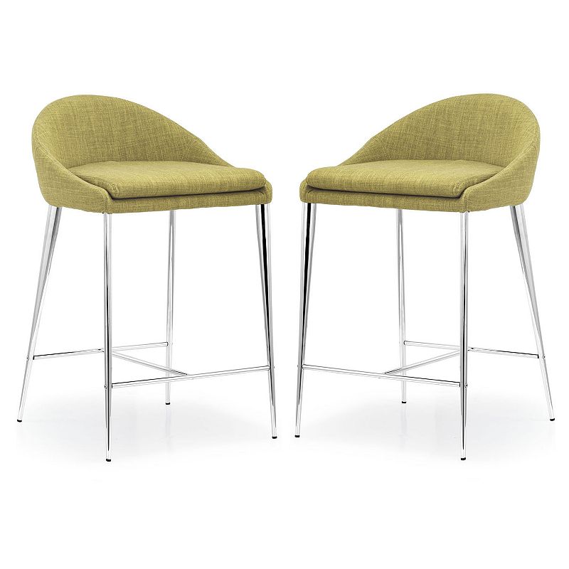 Zuo Modern 2-piece Reykjavik Counter Chair Set