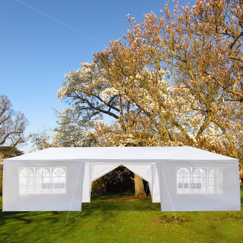 Ktaxon 10x30ft Party Tent Canopy Event Canopies with 8 Sidewall White