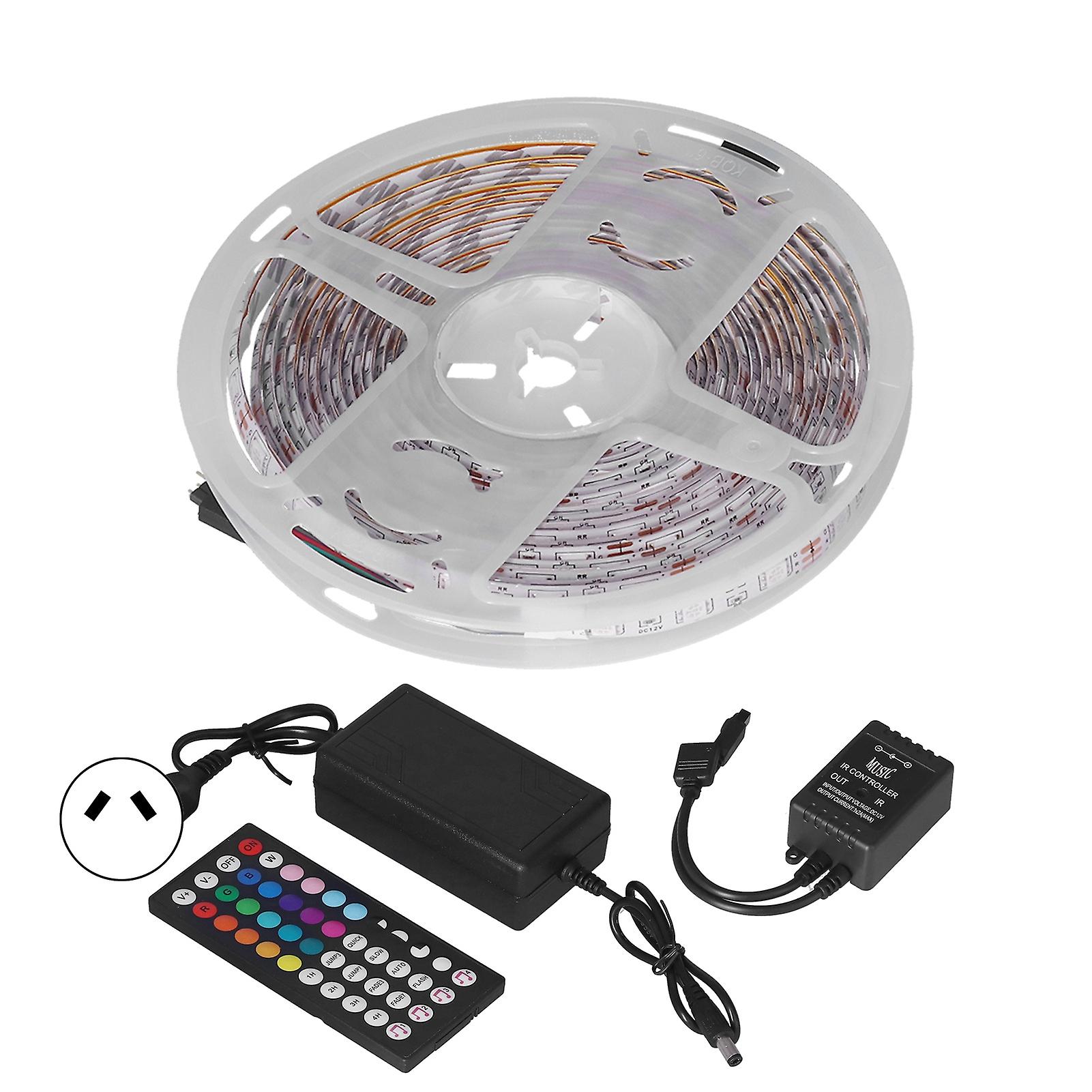 Light Strips 5m Music Mode Effective Waterproof Lighting For Indoor Outdoor 110v240vau Plug