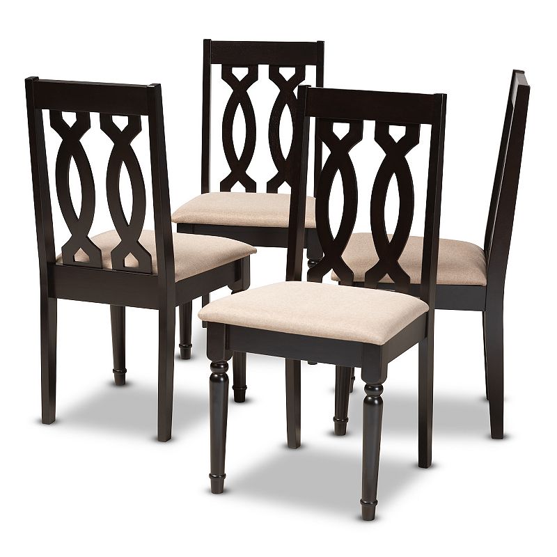 Baxton Studio Cherese Dining Chair 4-Piece Set