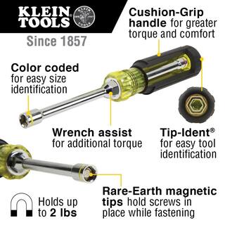 Klein Tools 8 in. 2-in-1 Hex Head Nut Driver 65064