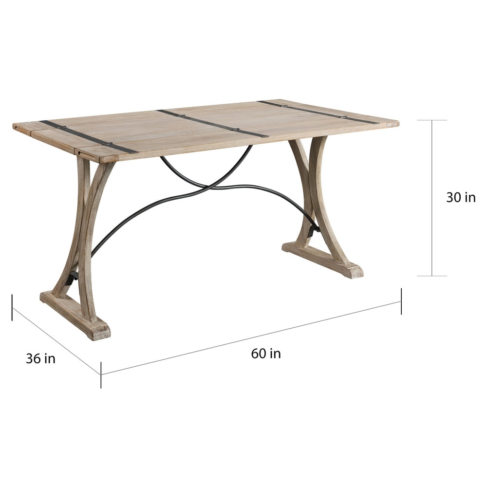 The Gray Barn Whistle Stop Folding Top Dining Table   N/A