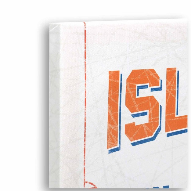 Nhl New York Islanders Rink Canvas