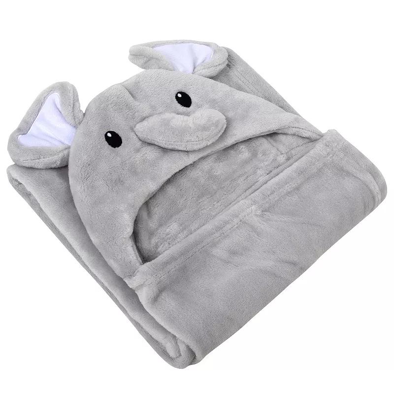 Baby Essentials Elephant Hooded Baby Blanket