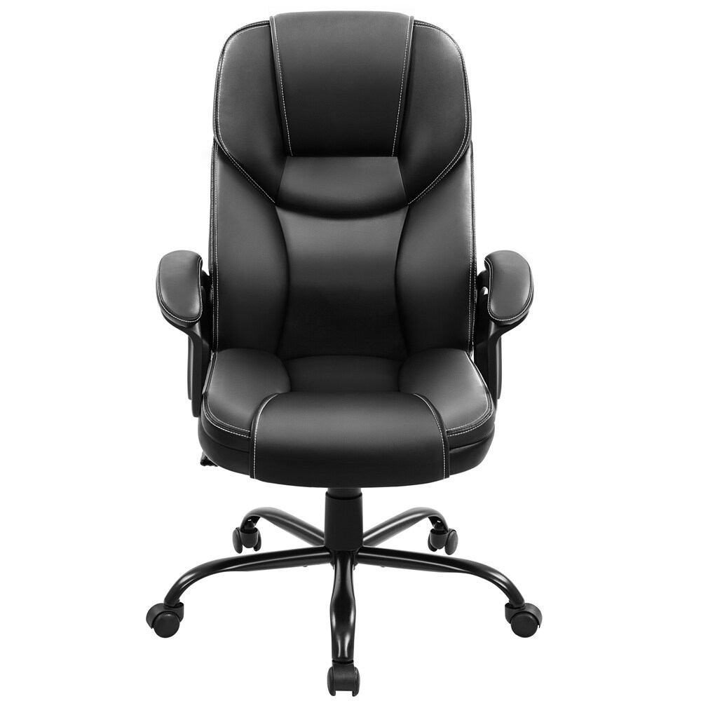 Yaheetech Faux Leather Executive Office Chair Big and Tall Computer Desk Chair   N/A