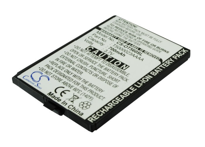 Alcatel OTC550 OTC550A OTC560 OTC560A Replacement Battery BatteryClerkcom Mobile Phone