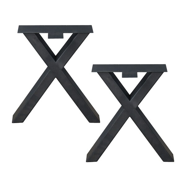 X-Type Iron Solid Metal Furniture Table Legs