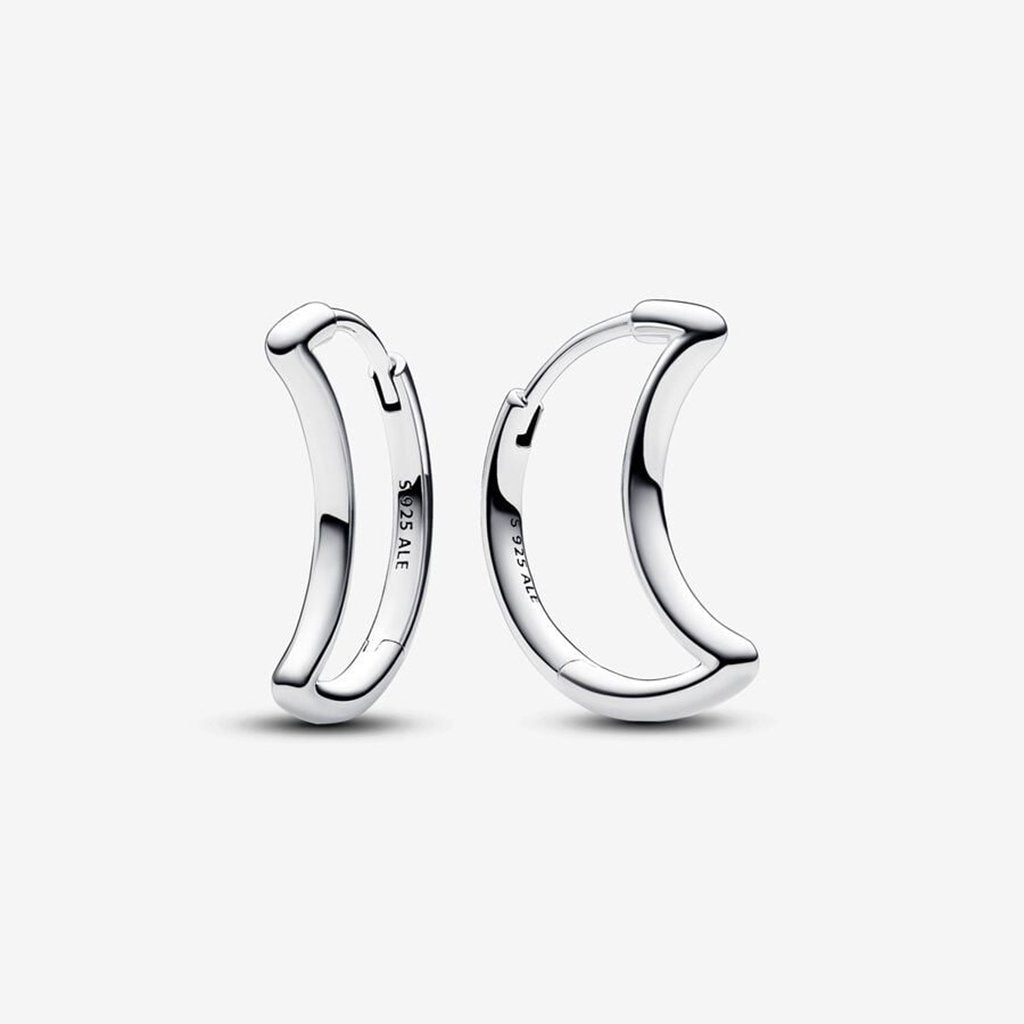 PANDORA  Moon Hoop Earrings