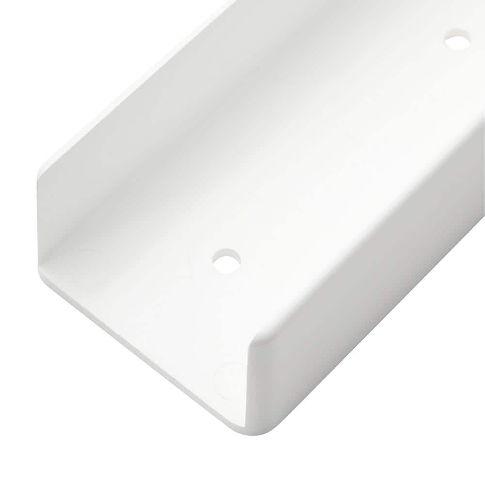 Barrette Outdoor Living Transition Fence Bracket White for 2 in. x 7 in. Rail 73025555