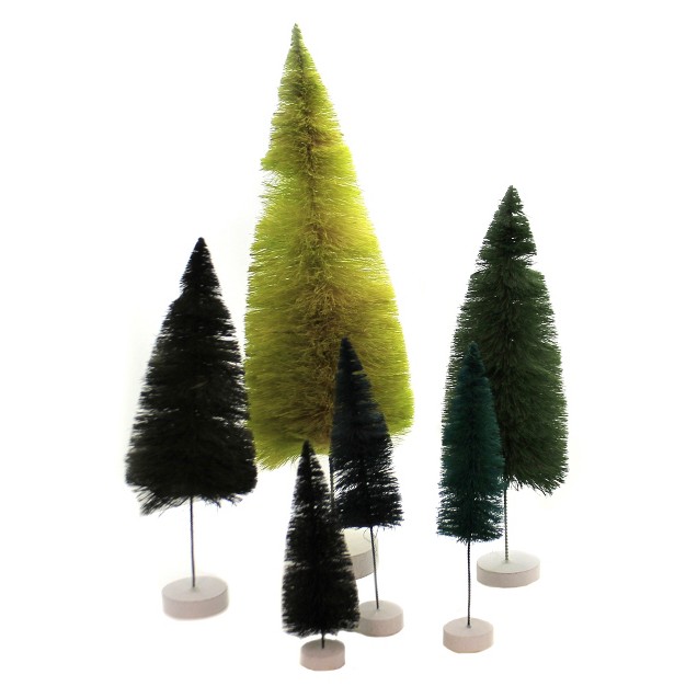 Christmas Rainbow Trees Green Cody Foster Decorative Figurines