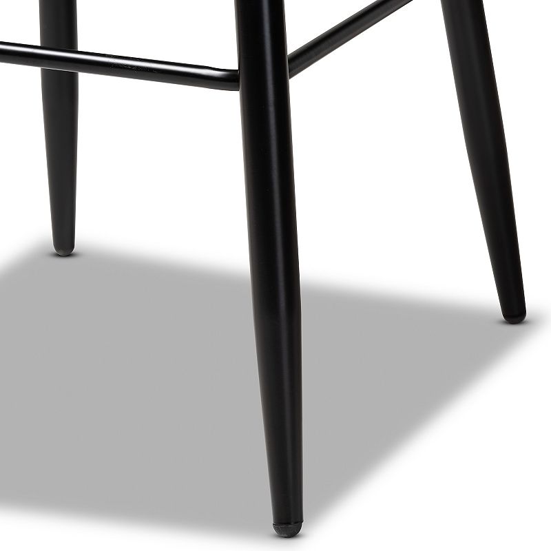 Baxton Studio Walter Bar Stool 4-piece Set