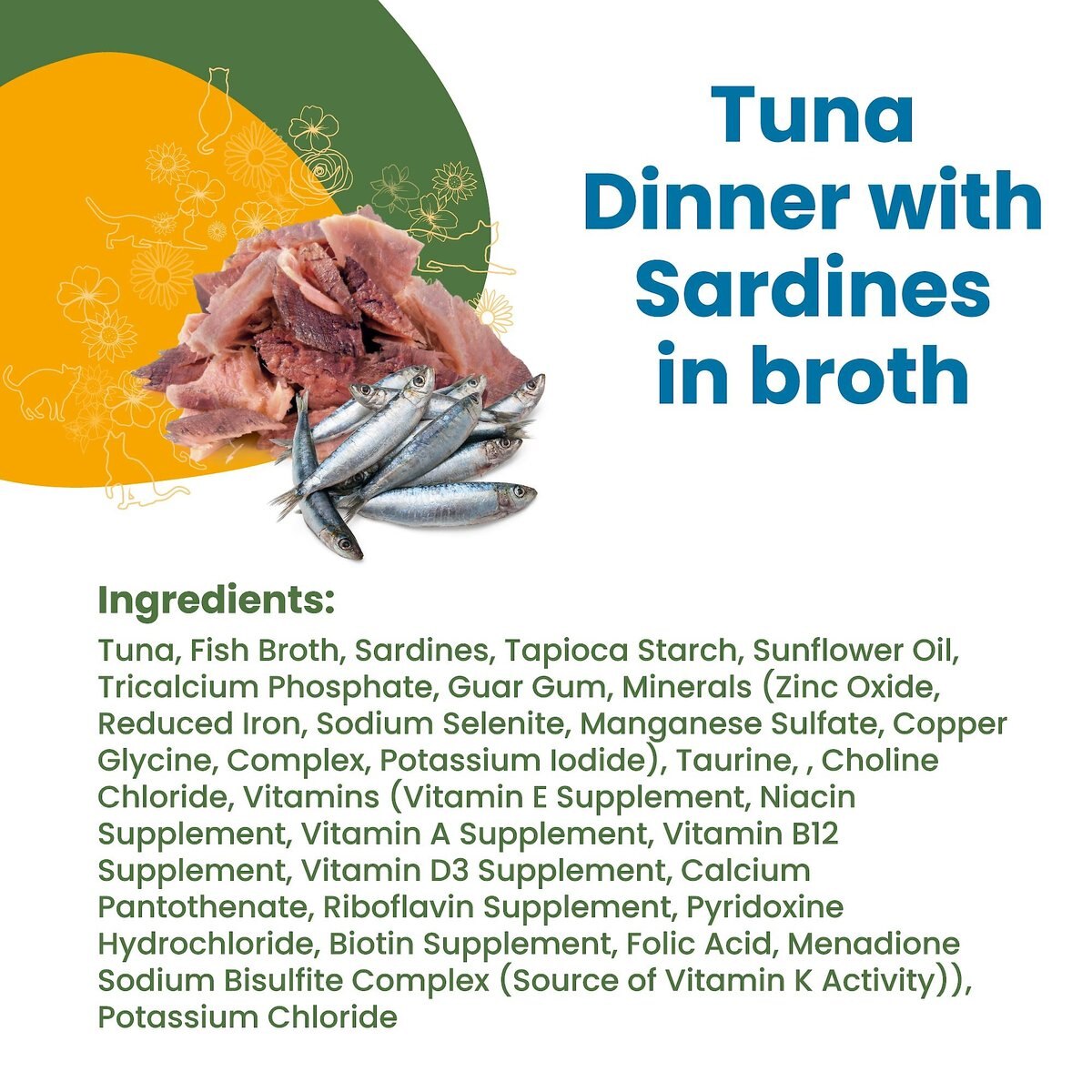 Almo Nature Daily Complete Tuna Dinner with Sardine in Broth Canned Cat Food