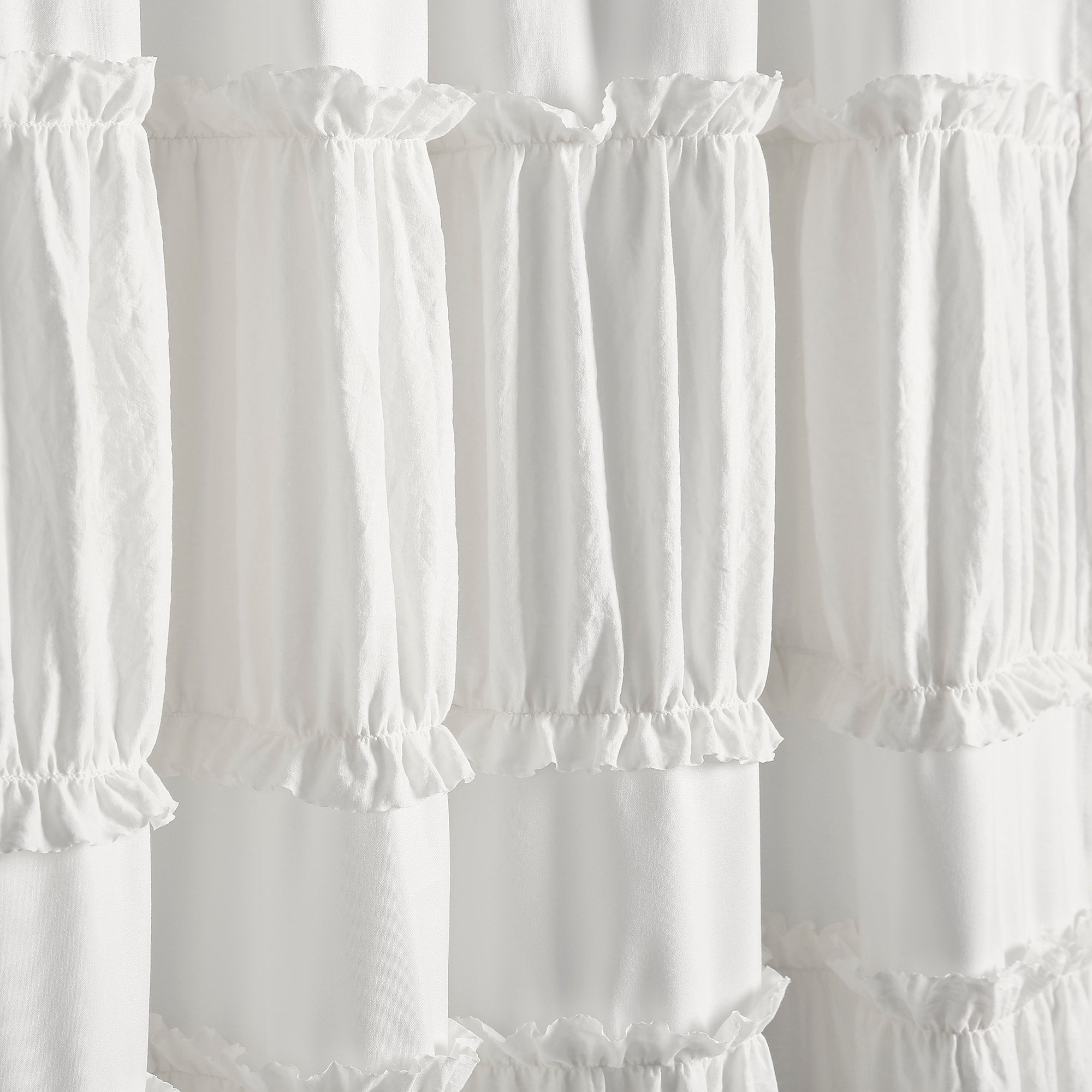 Nova Ruffle Window Curtain Panel Set