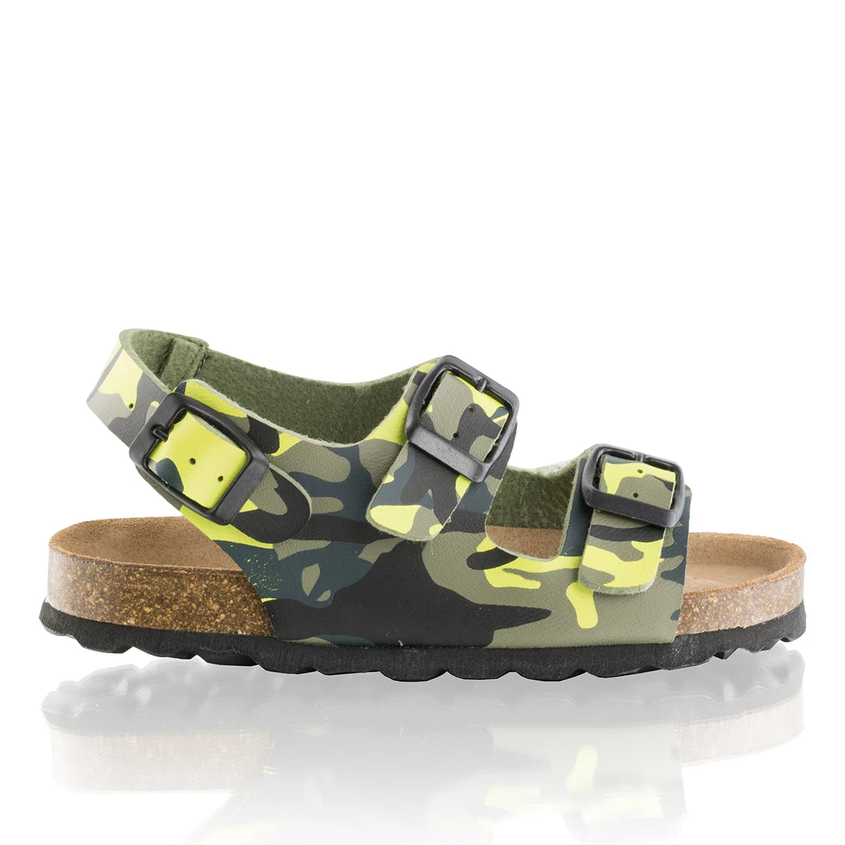 SUMBA CAMO Triple Buckle Sandal