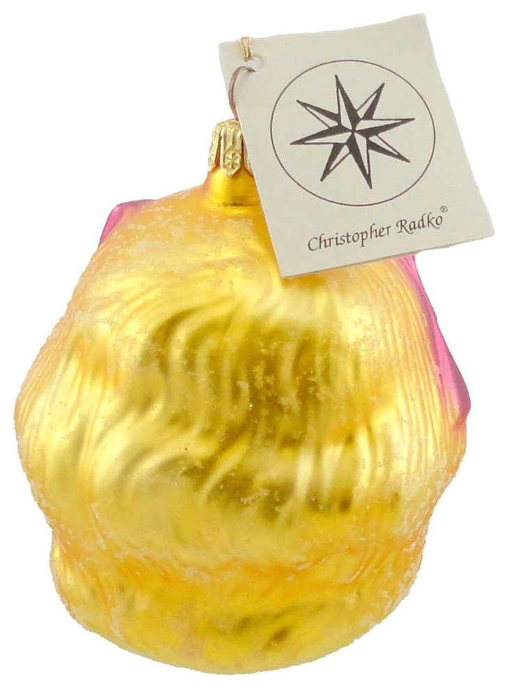 Christopher Radko BESSIE MAE Blown Glass Ornament German Dresden Dove   Contemporary   Christmas Ornaments   by Story Book Kids Inc  Houzz