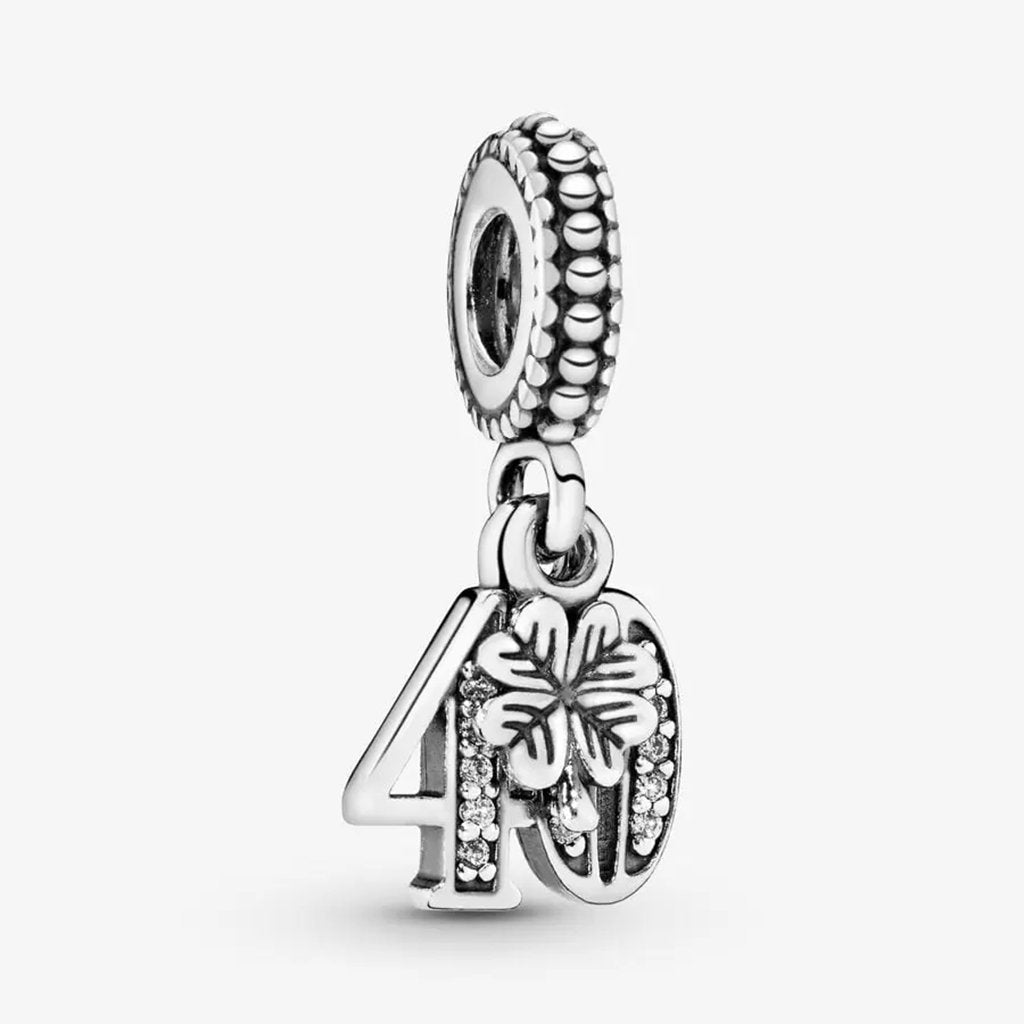 PANDORA  40th Celebration Dangle Charm