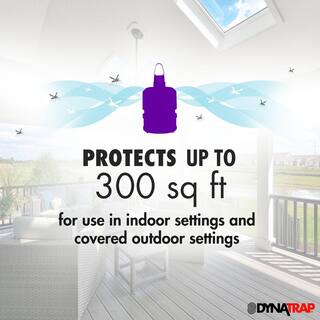 Dynatrap Ultralight Sonata UV 300 sq. ft. Black Insect and Mosquito Trap with Atrakta DT150CVB