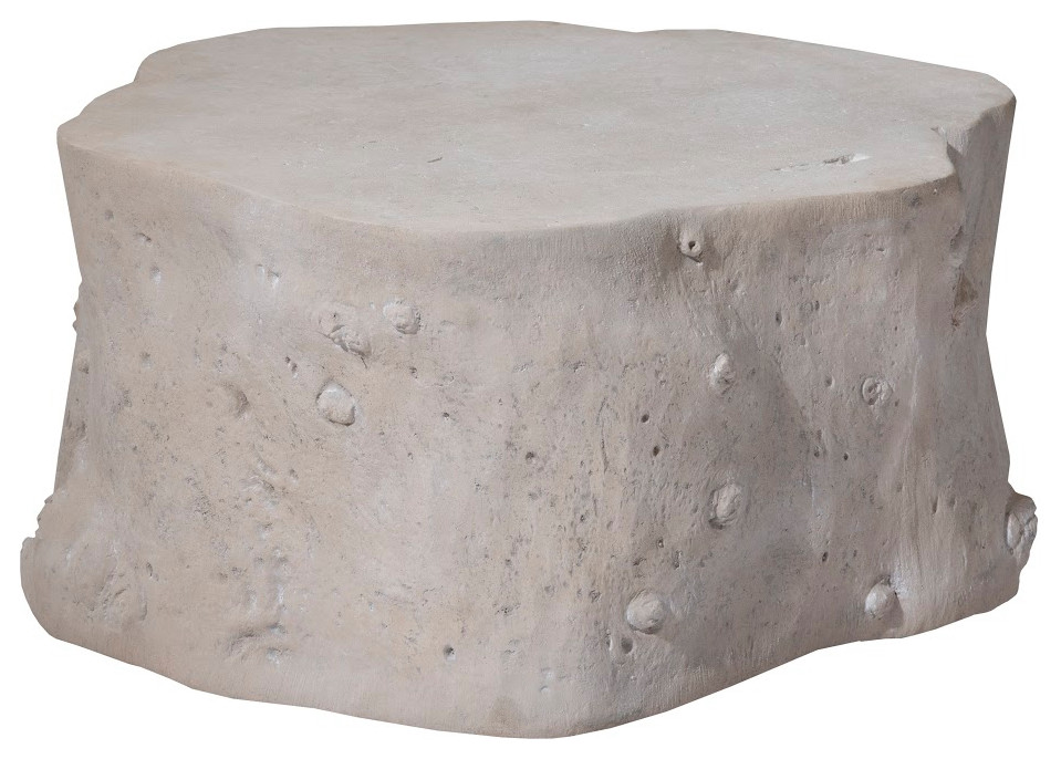 Log Coffee Table  Roman Stone   Rustic   Coffee Tables   by Phillips Collection  Houzz