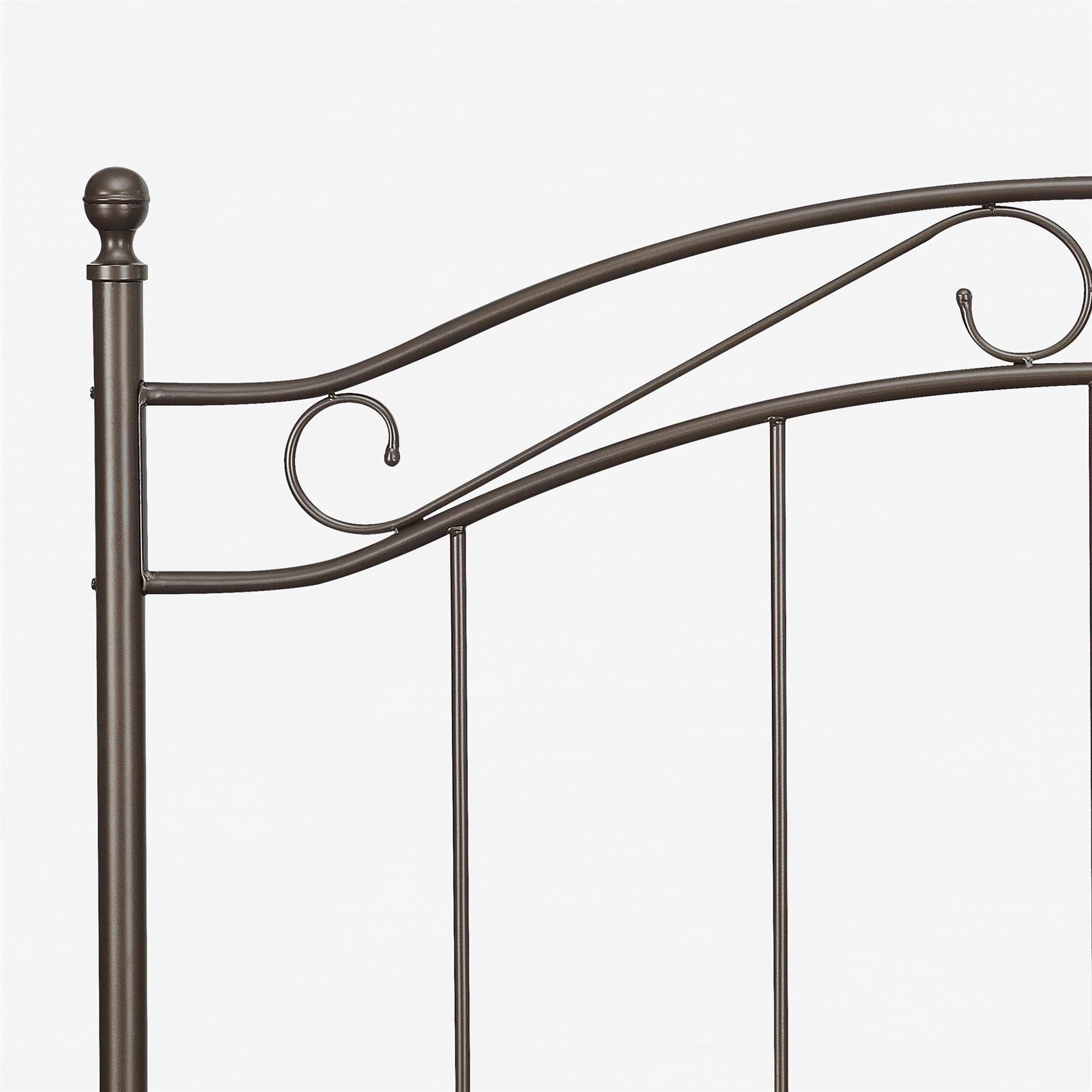 Mainstays Elegant Adaptable Full and Queen Metal Headboard, Bronze