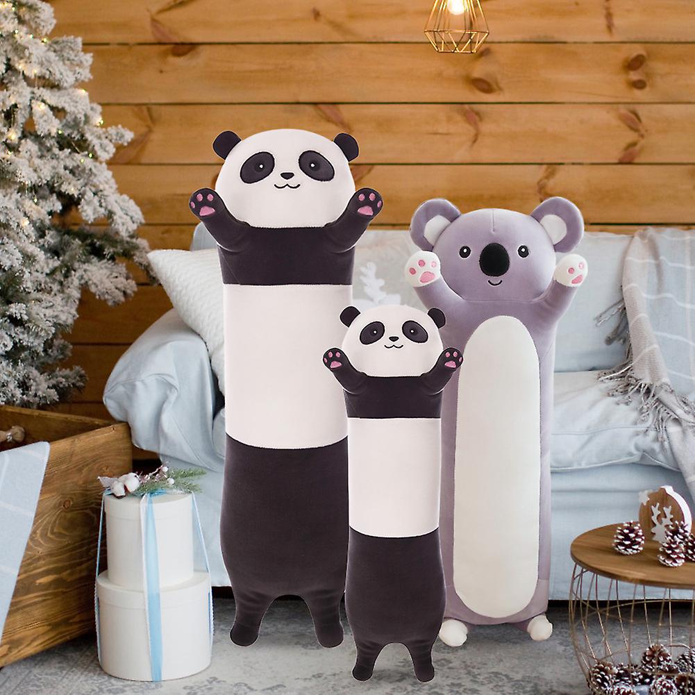 Cartoon Panda Throw Pillow Plush Cute Animal Stuffed Toy Soft Long Hugging Toy Plush Pillow For Children Boys Girls Koala 110cm