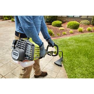 RYOBI 25 cc 2-Stroke Attachment Capable Full Crank Curved Shaft Gas String Trimmer RY252CS