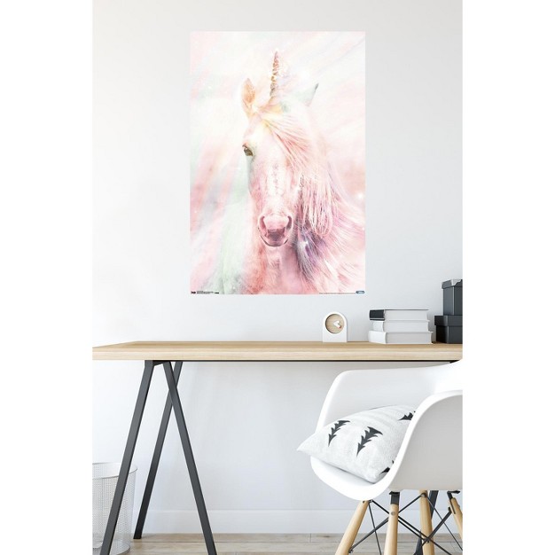 Trends International Pink Unicorn Unframed Wall Poster Prints